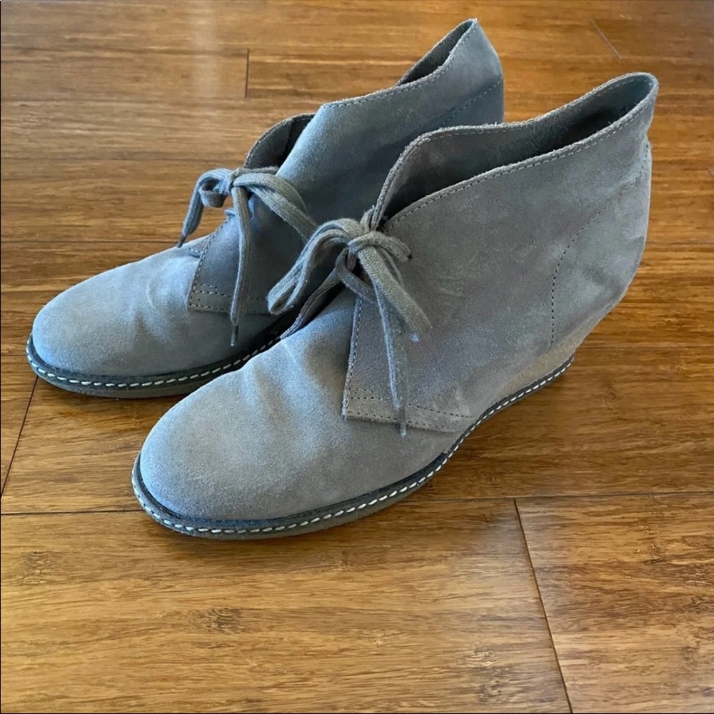 J.Crew Suede Wedge Boots